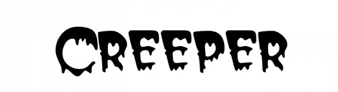 Creeper  Frei Schriftart Herunterladen