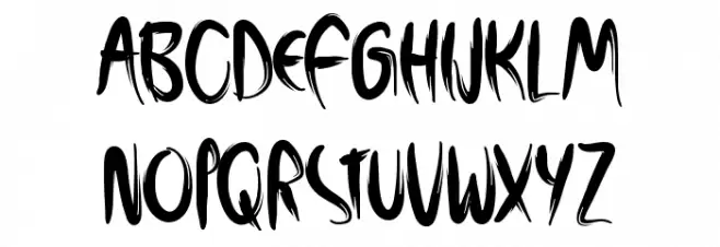 Creepfest Font LOWERCASE