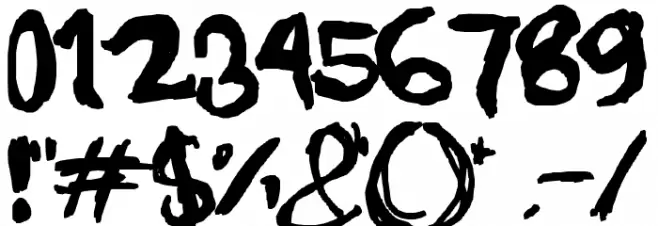 Creeping On A Cornflake Font OTHER CHARS