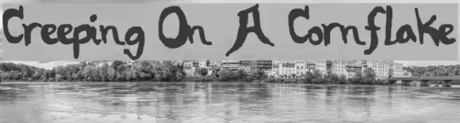 Creeping On A Cornflake Font examples