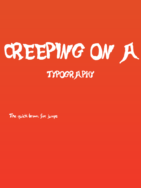 Creeping On A Cornflake Poster