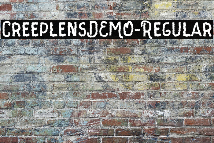 CreeplensDEMO-Regular Example 1