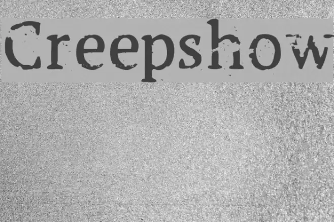 Creepshow Font examples