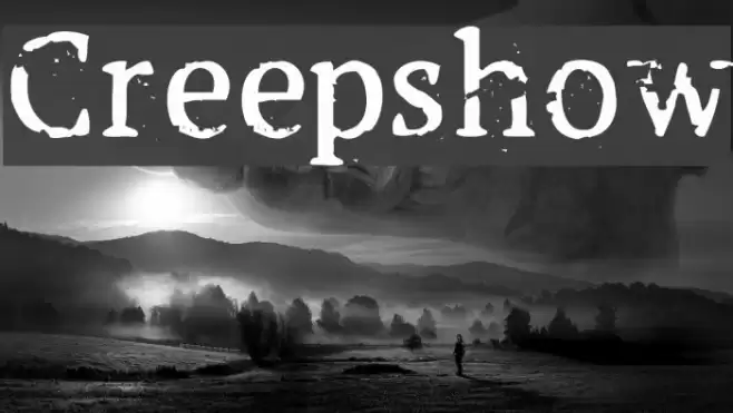 Creepshow Font examples