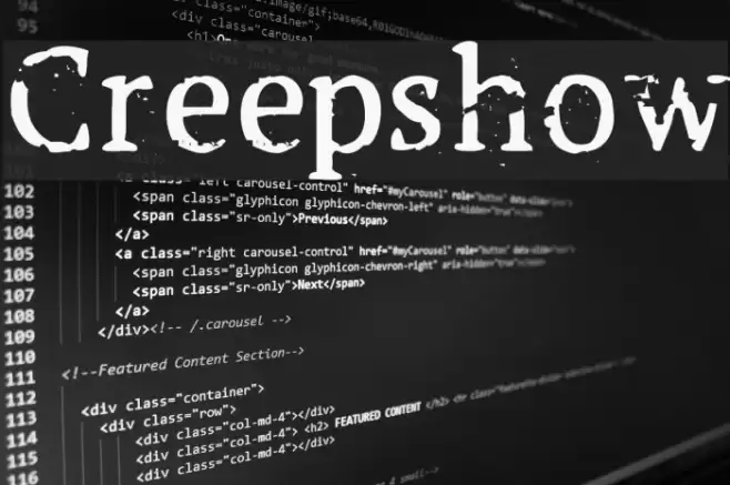 Creepshow Font examples