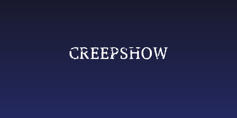 Creepshow Social Header