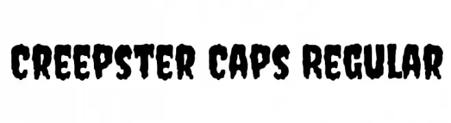 Creepster Caps Regular  नि: शुल्क फ़ॉन्ट्स डाउनलोड