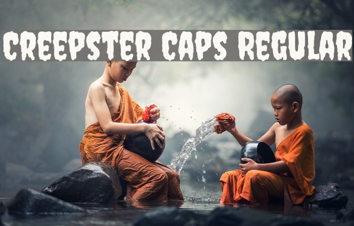 Creepster Caps Regular Font examples
