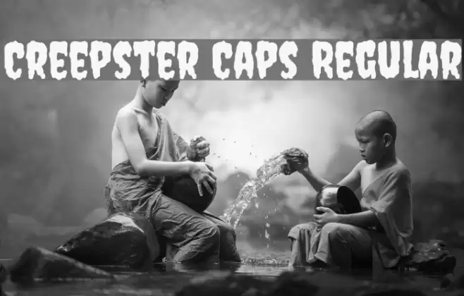 Creepster Caps Regular Font examples