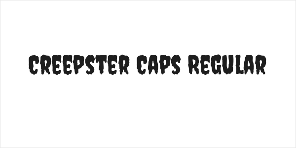 Creepster Caps Regular Logo