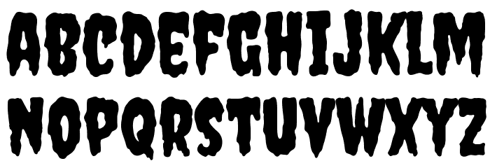 Creepster Caps Regular Font LOWERCASE