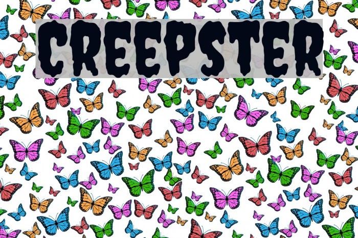 Creepster Font examples