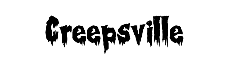 Creepsville  Frei Schriftart Herunterladen