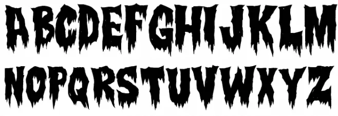 Creepsville Fuentes MAYÚSCULAS