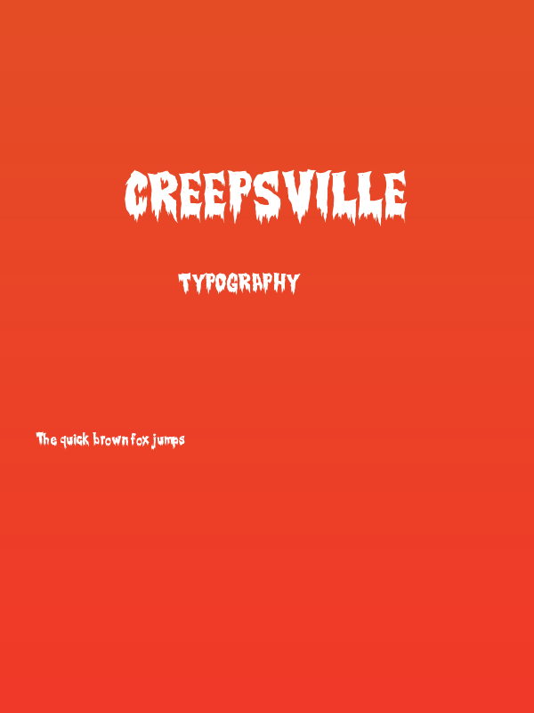 Creepsville Poster