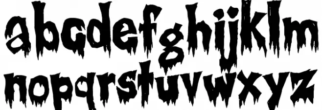 Creepsville Fuentes MINÚSCULAS