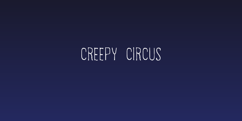 Creepy Circus Social Header