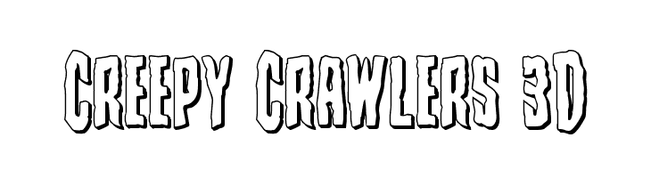 Creepy Crawlers 3D Font