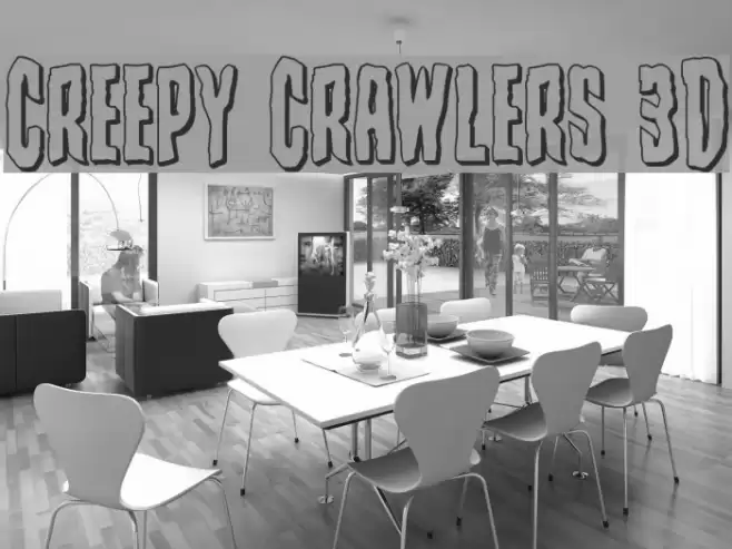 Creepy Crawlers 3D Font examples