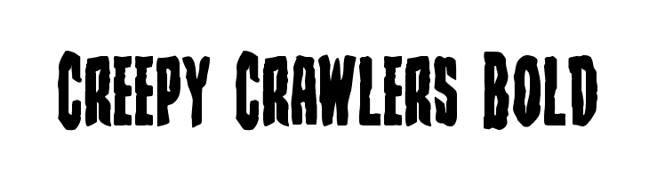 Creepy Crawlers Bold Schriftart
