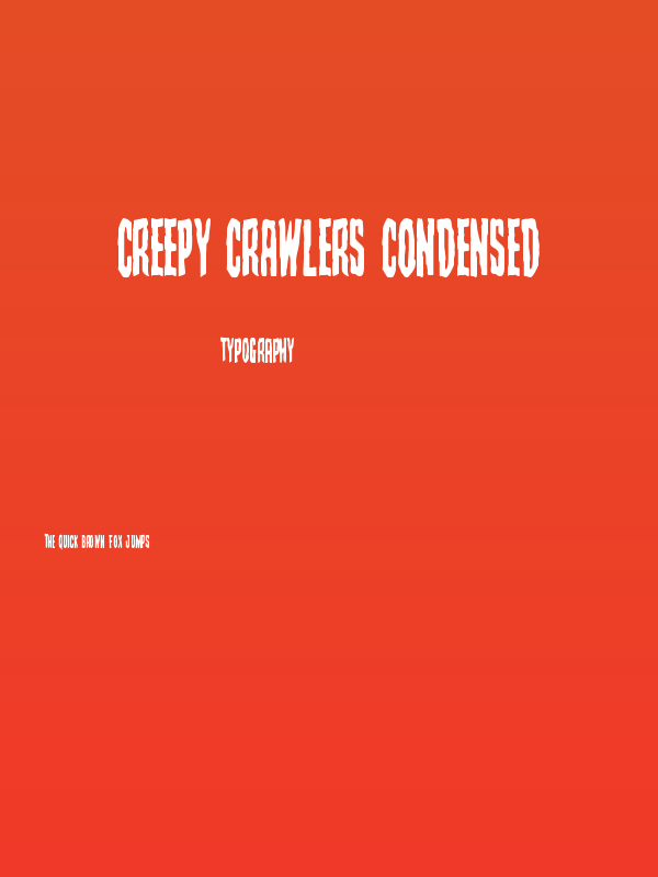 Creepy Crawlers Condensed Poster