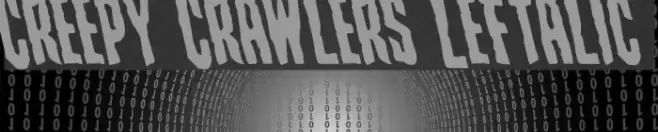 Creepy Crawlers Leftalic Font examples