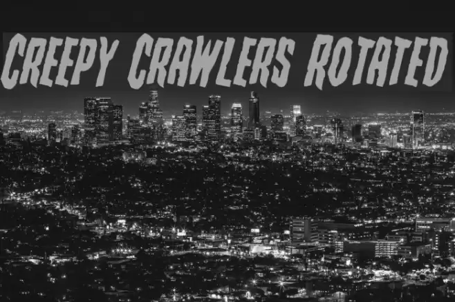 Creepy Crawlers Rotated Polices examples