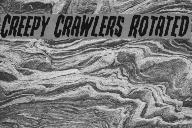 Creepy Crawlers Rotated Polices examples