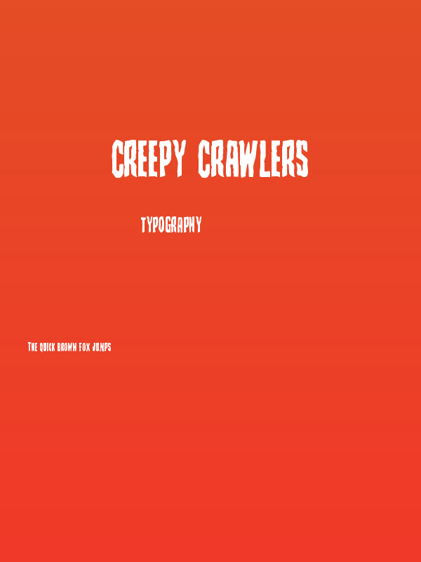 Creepy Crawlers Poster