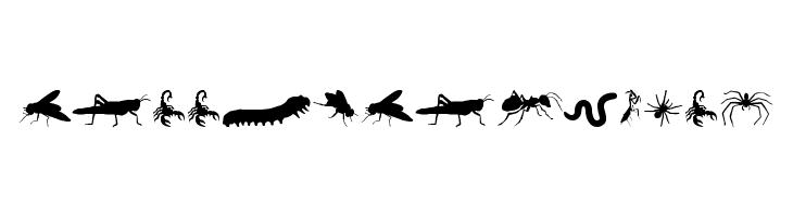 Creepy Crawlies  les polices de caractères gratuit tlcharger