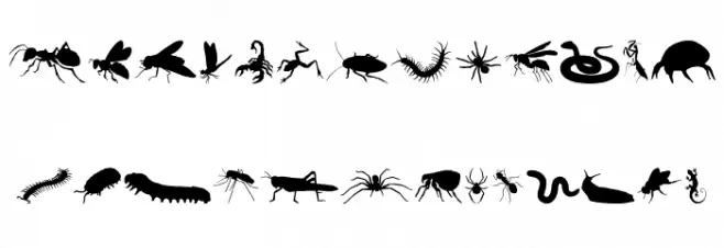 Creepy Crawlies フォント 大文字