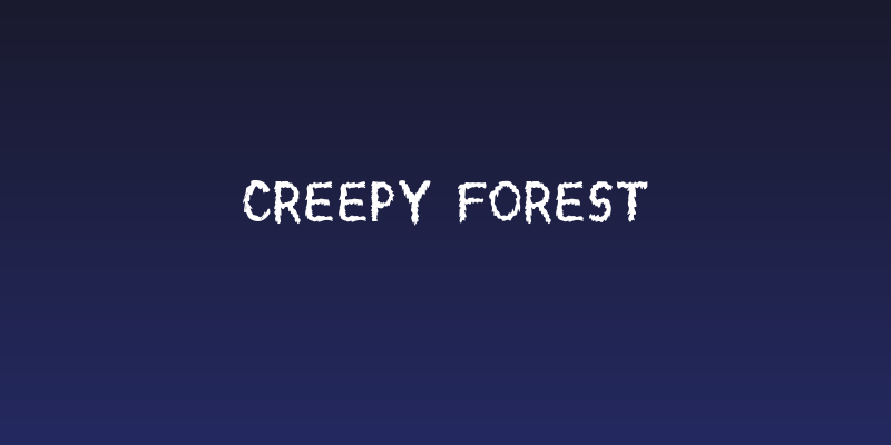 Creepy Forest Social Header