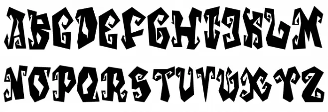 Creepy Garden Personal Use Schriftart Groß