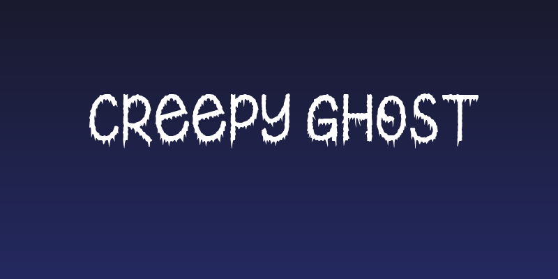 Creepy Ghost Social Header