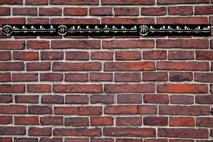 Creepy Halloween Monogram Example 1