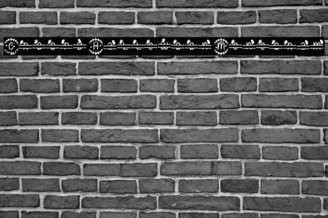 Creepy Halloween Monogram Font examples