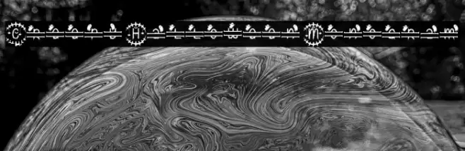 Creepy Halloween Monogram Font examples