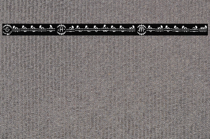 Creepy Halloween Monogram Example 3