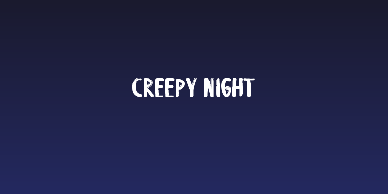 Creepy Night Social Header
