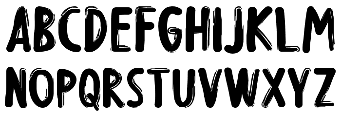 Creepy Night Font LOWERCASE