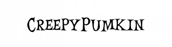 Creepy Pumkin  フリーフォントのダウンロード