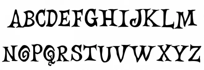 Creepy Pumkin Font LOWERCASE