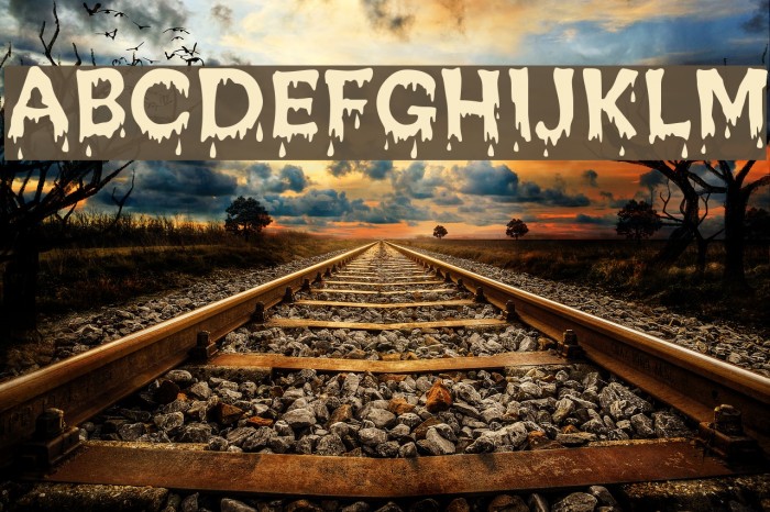 Creepy Regular Font examples