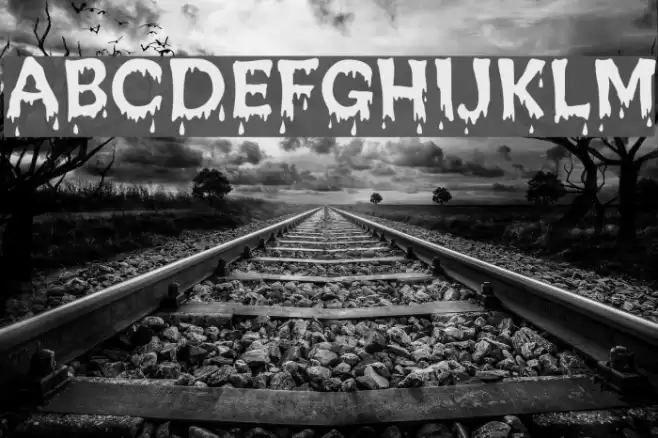 Creepy Regular फ़ॉन्ट examples