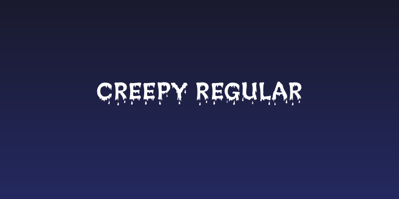Creepy Regular Social Header