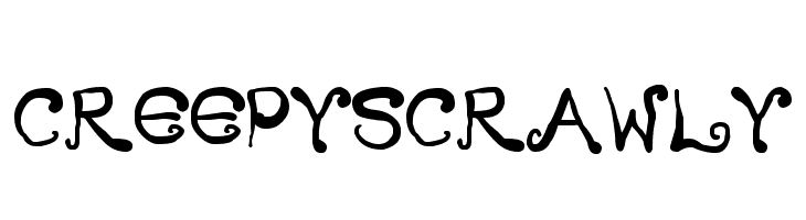 Creepy Scrawly  नि: शुल्क फ़ॉन्ट्स डाउनलोड