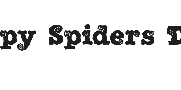 Creepy Spiders Demo Logo
