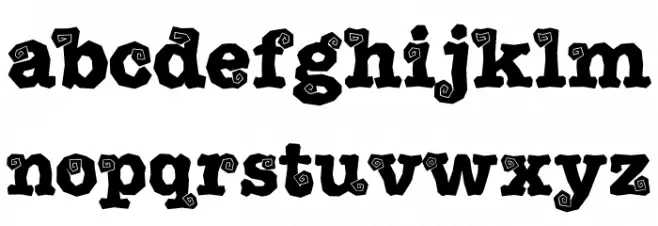 Creepy Spiders Demo Polices MINUSCULES