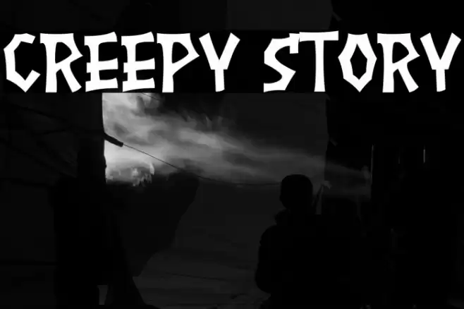 Creepy Story Font examples