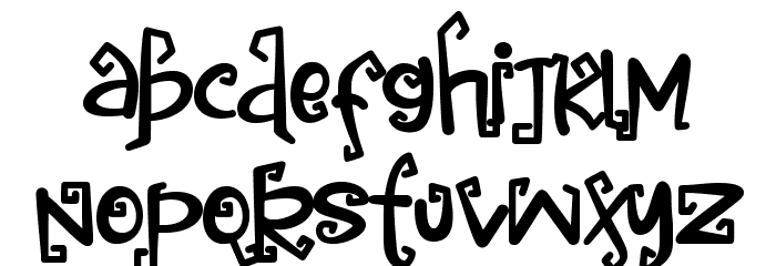 Creepy Witch-Personal Use Font LOWERCASE